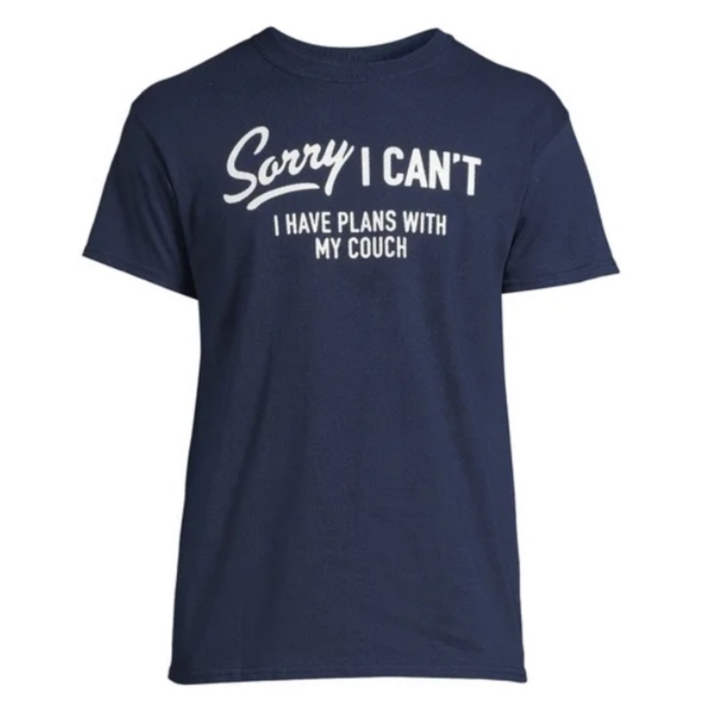 Doms Unisex Navy Graphic Tee - Couch Plans